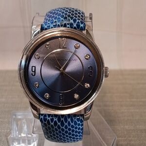 Isaac Mizrahi Live Blue Wrist Watch